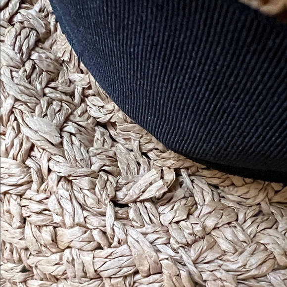 San Diego Hat Company Tan and Black Straw Hat - Picture 12 of 12